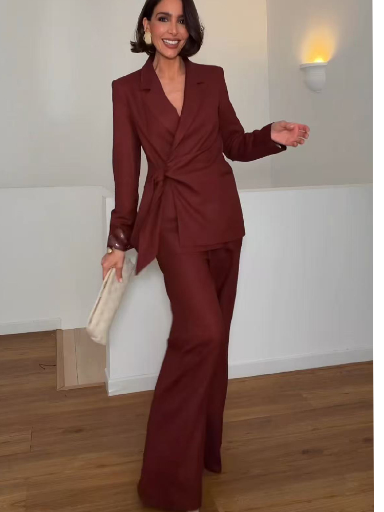 Women'S Formal Wear Jackets - 패션 오피스룩 여성 블레이저 팬츠 수트