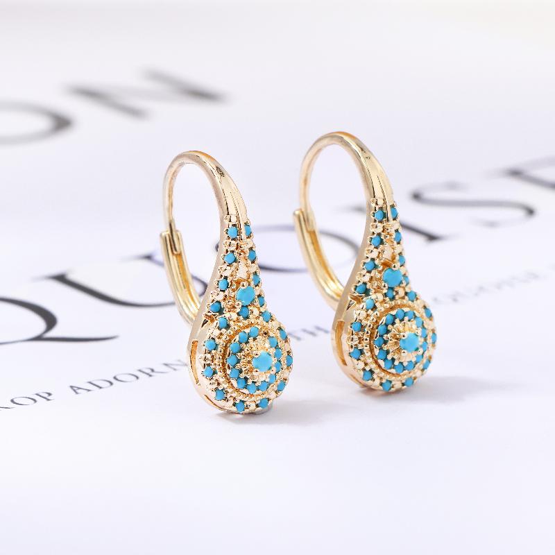 민족적인 창의성 넘치는 청록색 귀걸이, 여성을 위한 우 - Women Formal Wear Ethnic 리뷰 및 가격