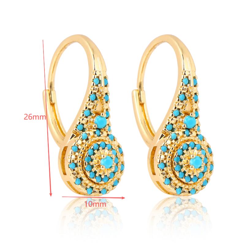 민족적인 창의성 넘치는 청록색 귀걸이, 여성을 위한 우 - Women Formal Wear Ethnic 리뷰 및 가격