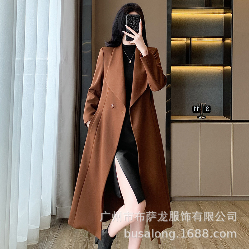 2025년 신상 가을 겨울 여성 트렌치코트, 유럽 스타 - Women Formal Wear Pants 리뷰 및 가격