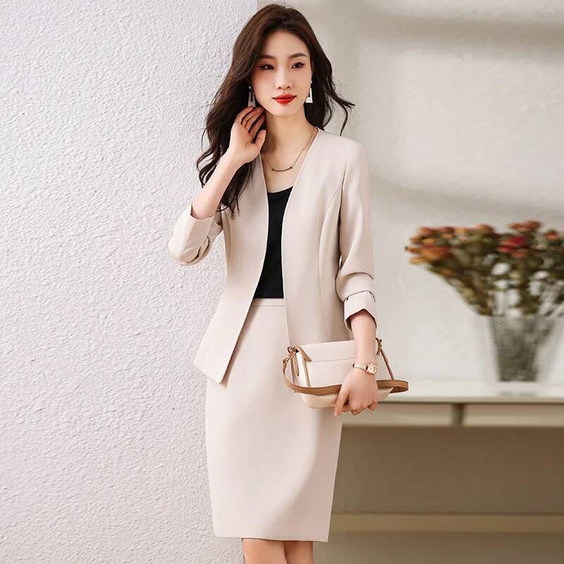 스커트와 재킷이 포함된 여성 정장 비즈니스 슈트 OL  - Women'S Formal Wear Jackets 리뷰 및 가격