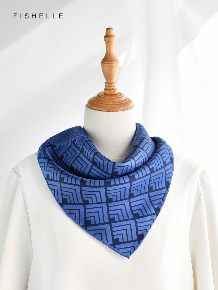 중국 클래식 블루 화이트 도자기 천연 실크 스카프, 능 - Scarf Silk Neck 리뷰 및 가격