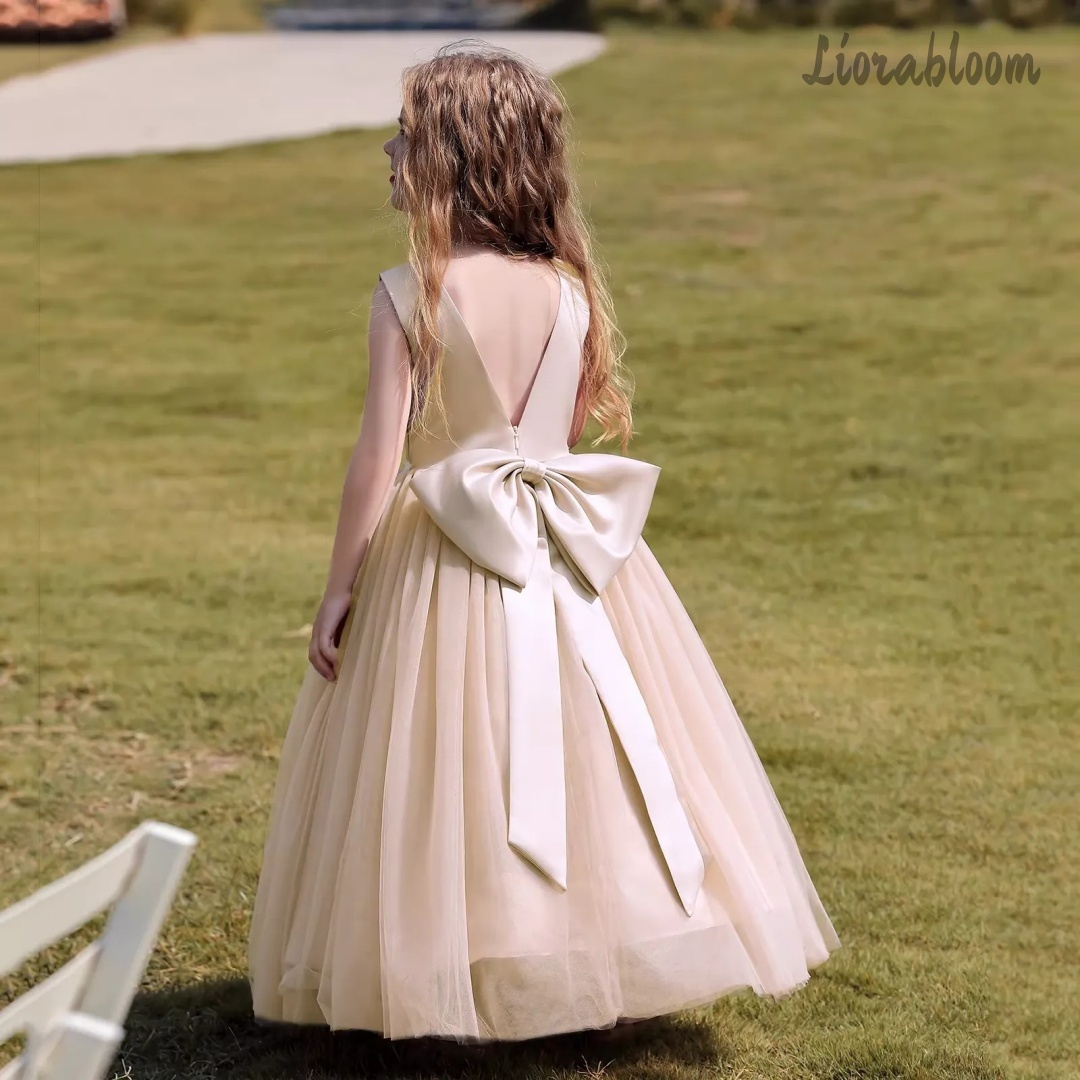멀티 컬러 백리스 공주 드레스 튤 정장 가운, 리본 장 - Women'S Formal Wear For A Wedding 리뷰 및 가격