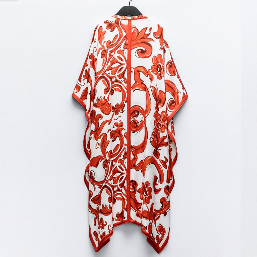 2026 여름 신상 여성 레드 화이트 빈티지 프린트 루 - Women'S Red Formal Wear 리뷰 및 가격