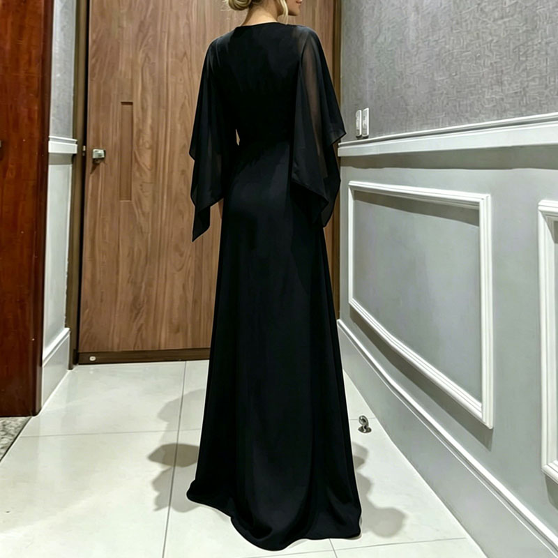 여성 정장 점프수트 2피스 세트 시스루 플레어 슬리브  - Women'S Formal Wear Suit 리뷰 및 가격